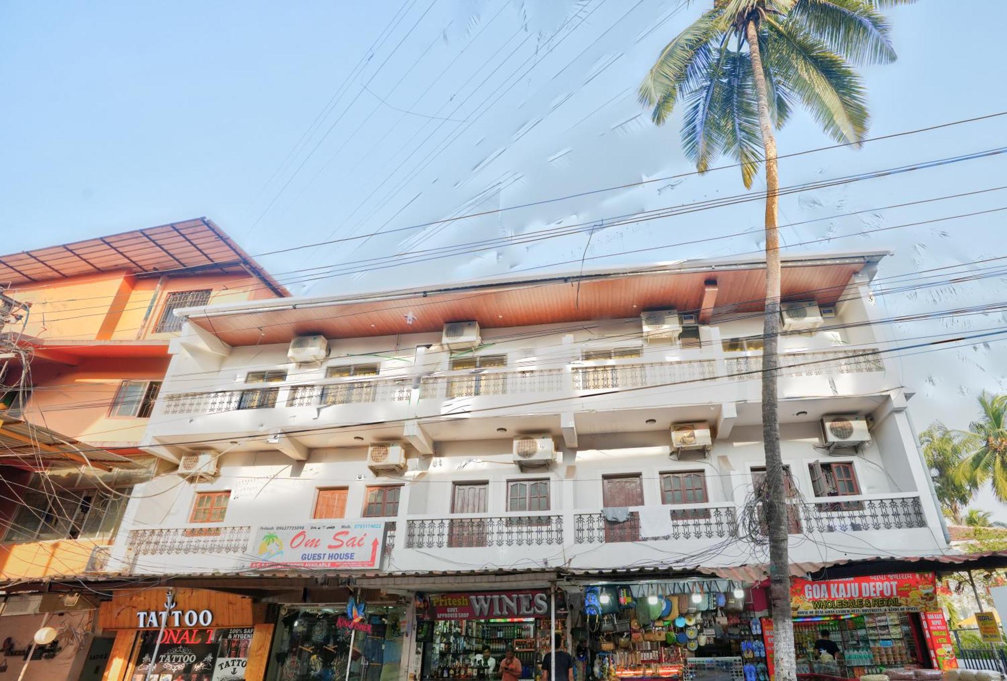 Om Sai Guest House Calangute Luaran gambar
